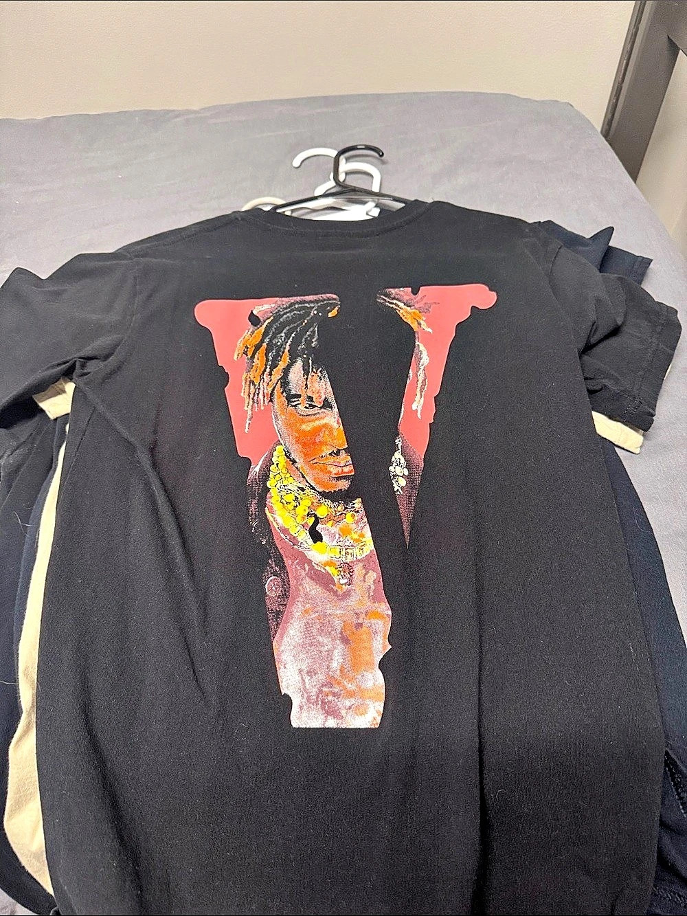 Vlone x Juice WRLD Legends Never Die Tee Black & Red